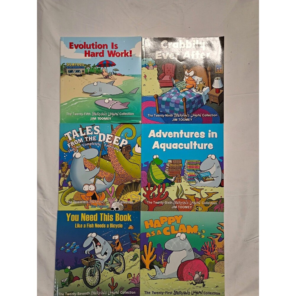 Sherman's Lagoon Jim Toomey Lot of 6 Comic Books